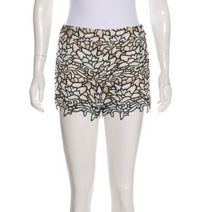 Alice + Olivia lace pattern shorts